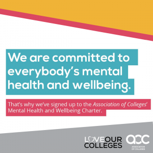 Association of College's Mental Health and Wellbeing Charter image