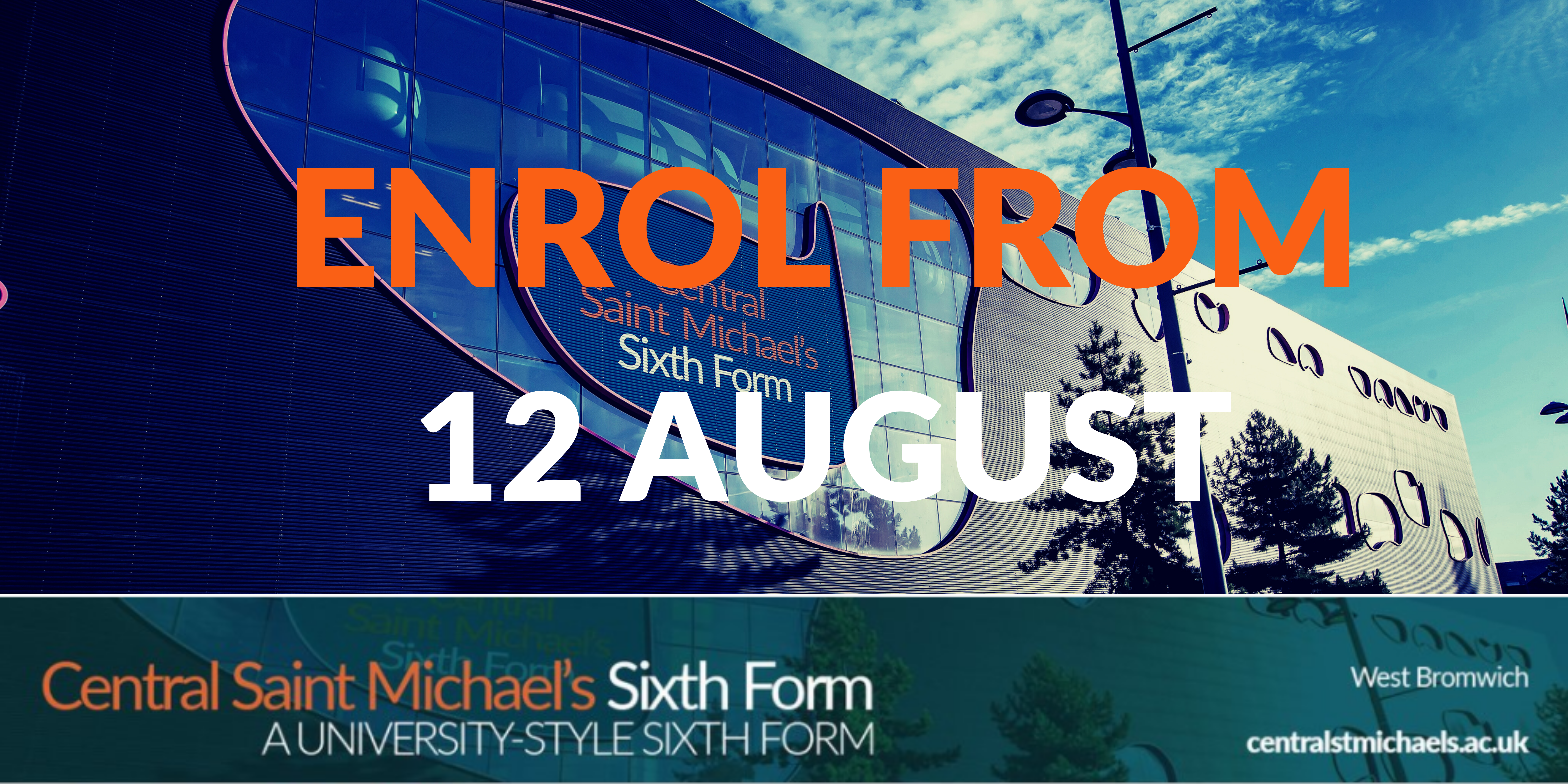Enrol from 12 August