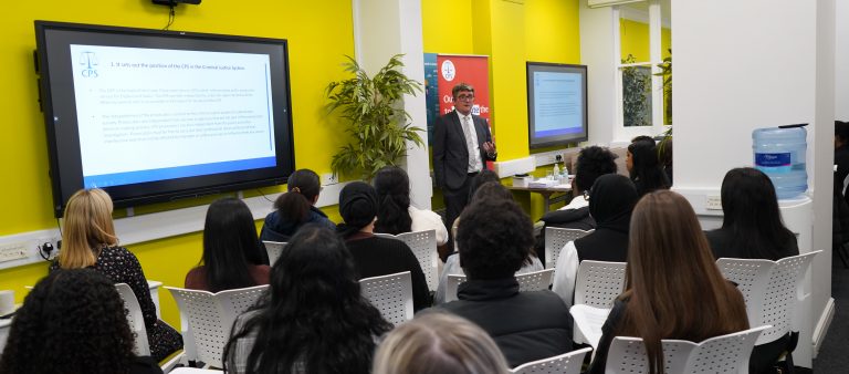 Work experience talk for Law students from CPS