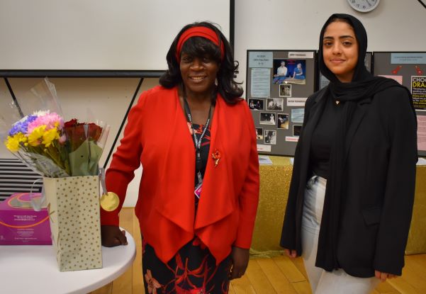 usiness & Law 2022 Student of the Year and her lecturer