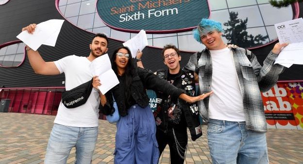 CSM students celebrate their results