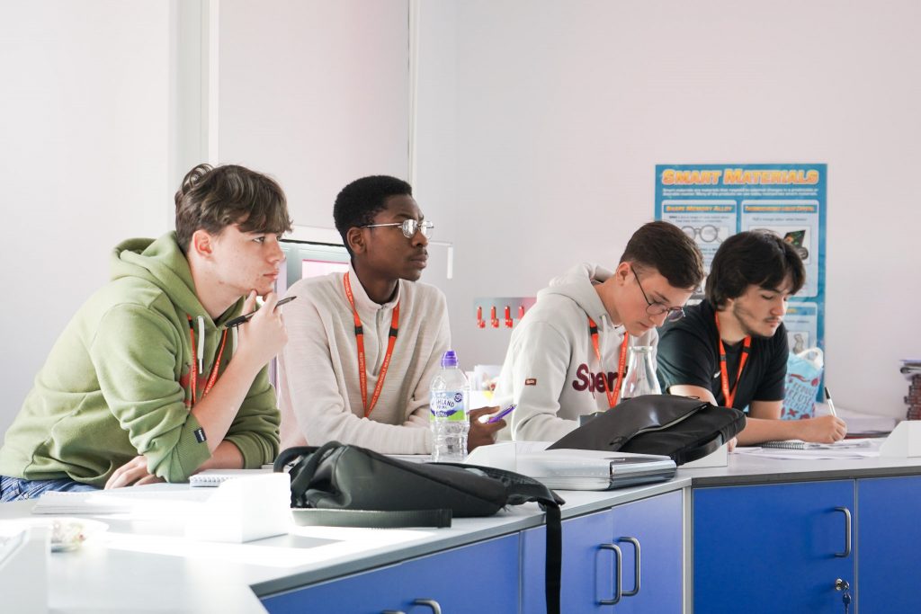 Engineering students at the new centre