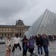 French students at the Louvre Museum