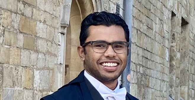 Former student Nahid at his Oxford graduation