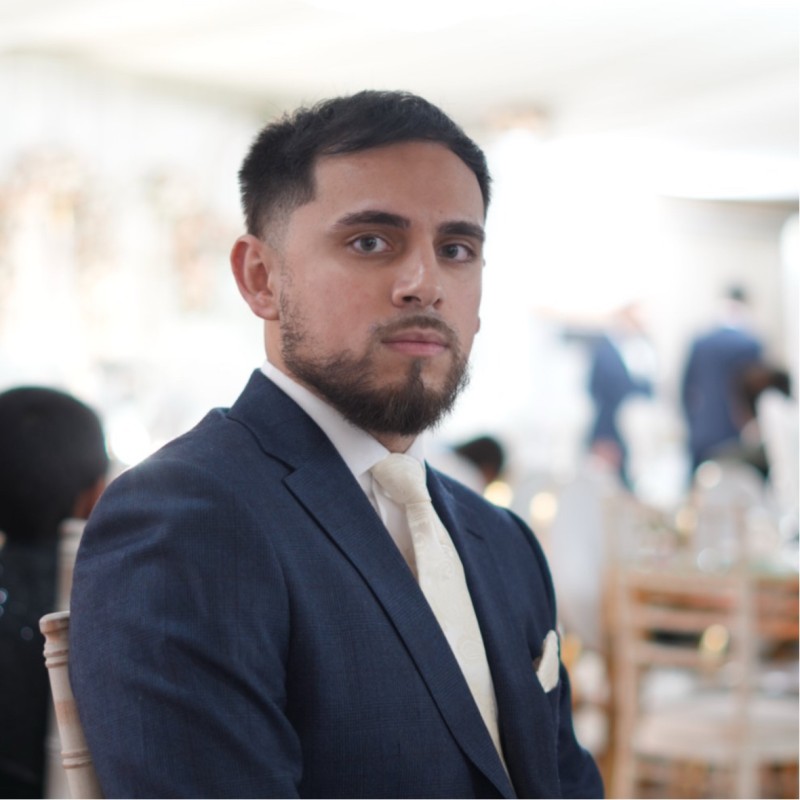 Former student Sameer